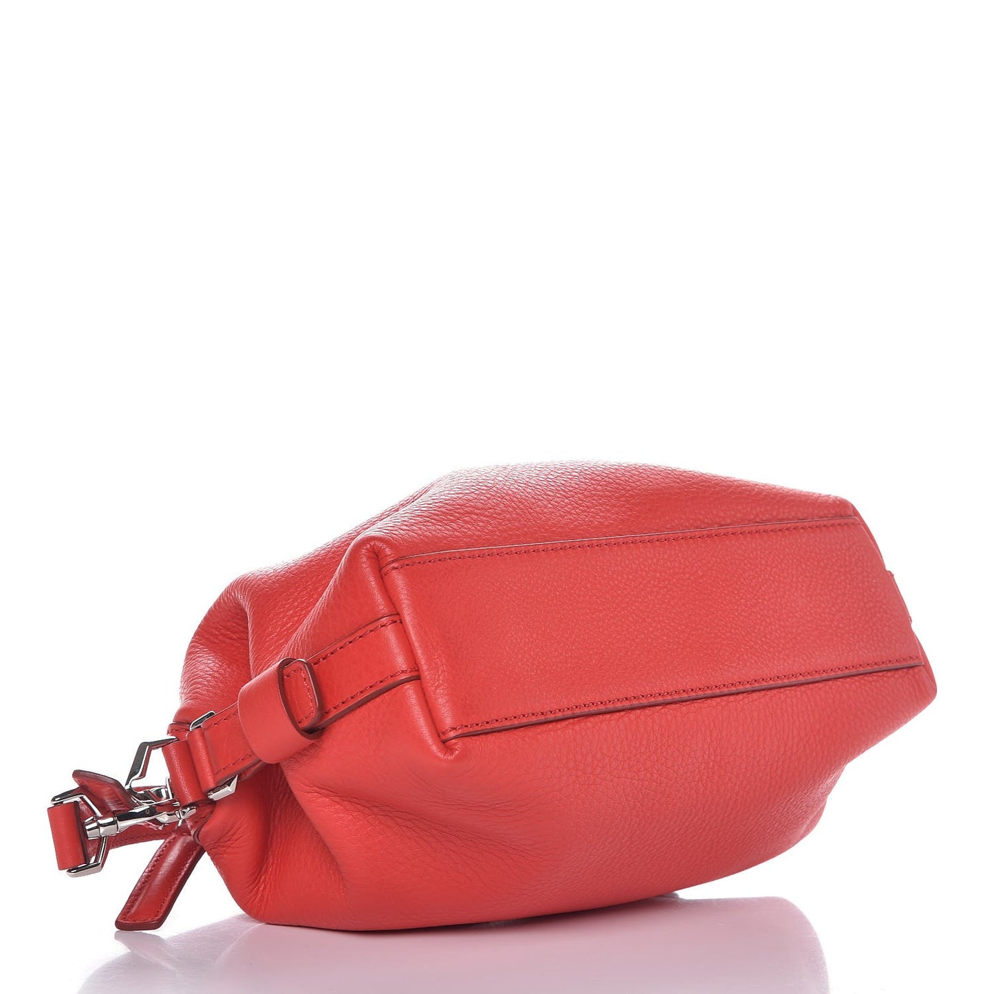 Waxed Calfskin Micro Nightingale Medium Red