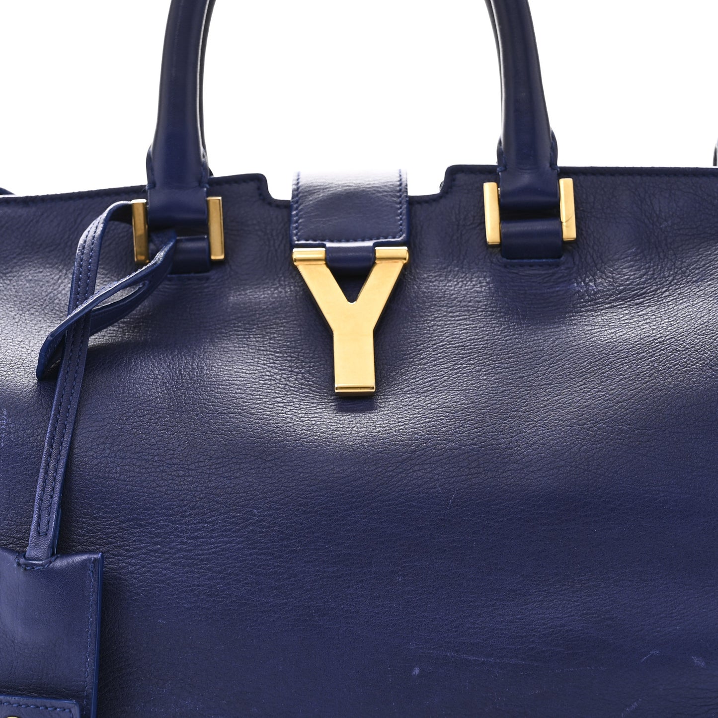 Calfskin Small Classic Y Cabas Royal Blue