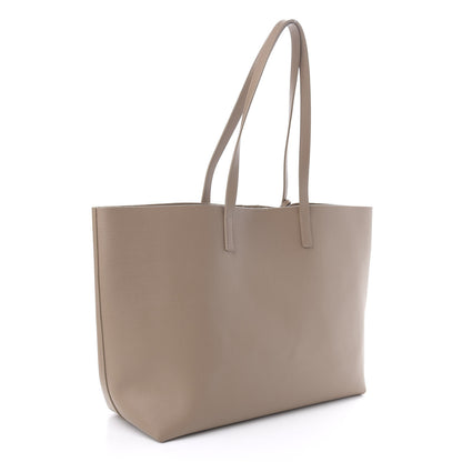 Saint Laurent Calfskin Large Shopping Tote Light Taupe 3 of 10