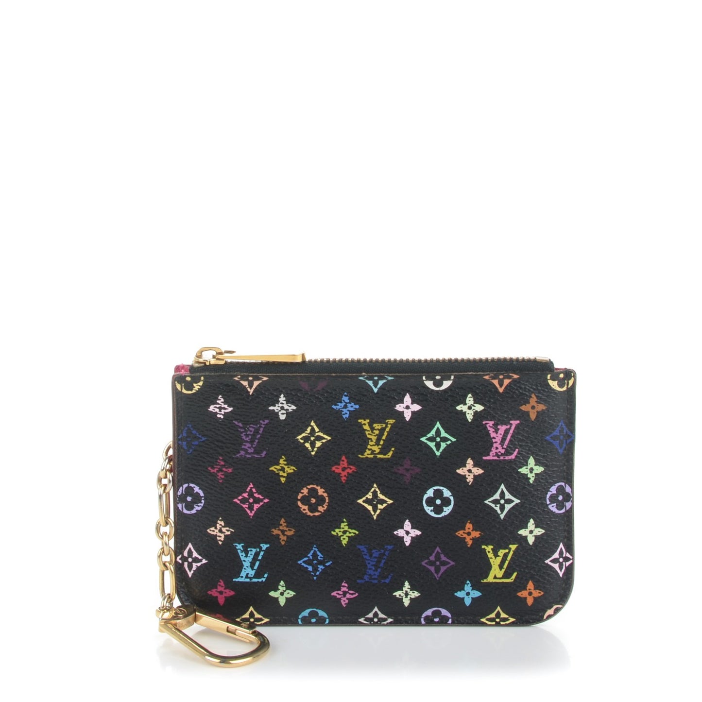 Monogram Multicolor Key Pouch Black Grenade