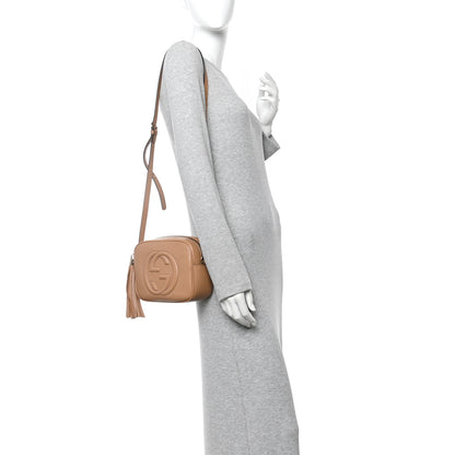 Gucci Pebbled Calfskin Small Soho Disco Bag Camelia 2 of 11