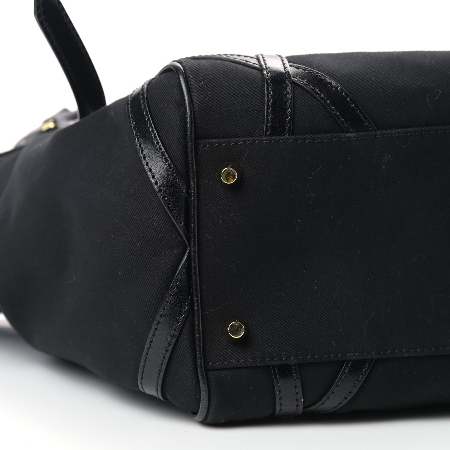 Burberry Canvas Small Canterbury Tote Black 9 of 10
