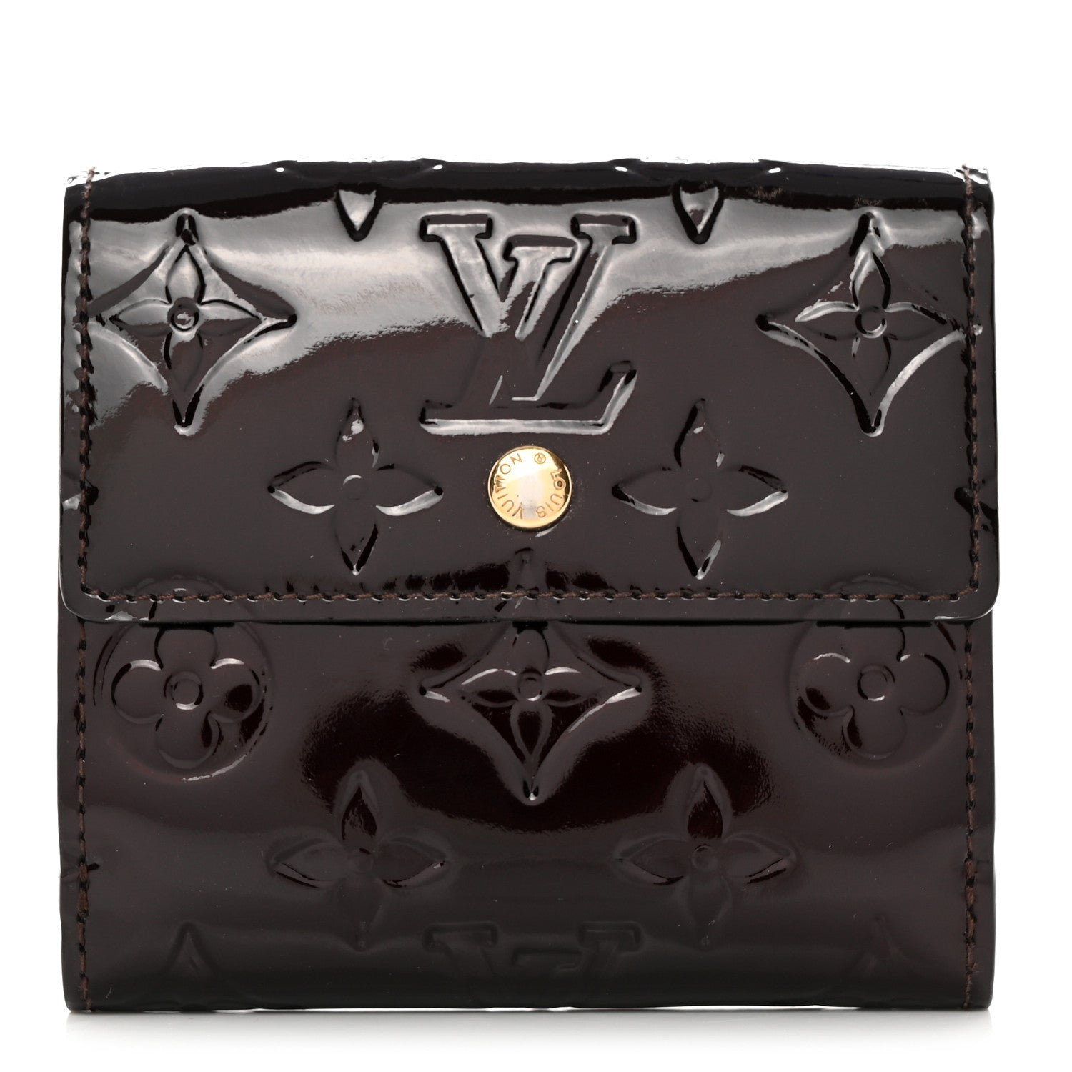 Louis Vuitton Vernis Elise Wallet Amarante 1 of 11