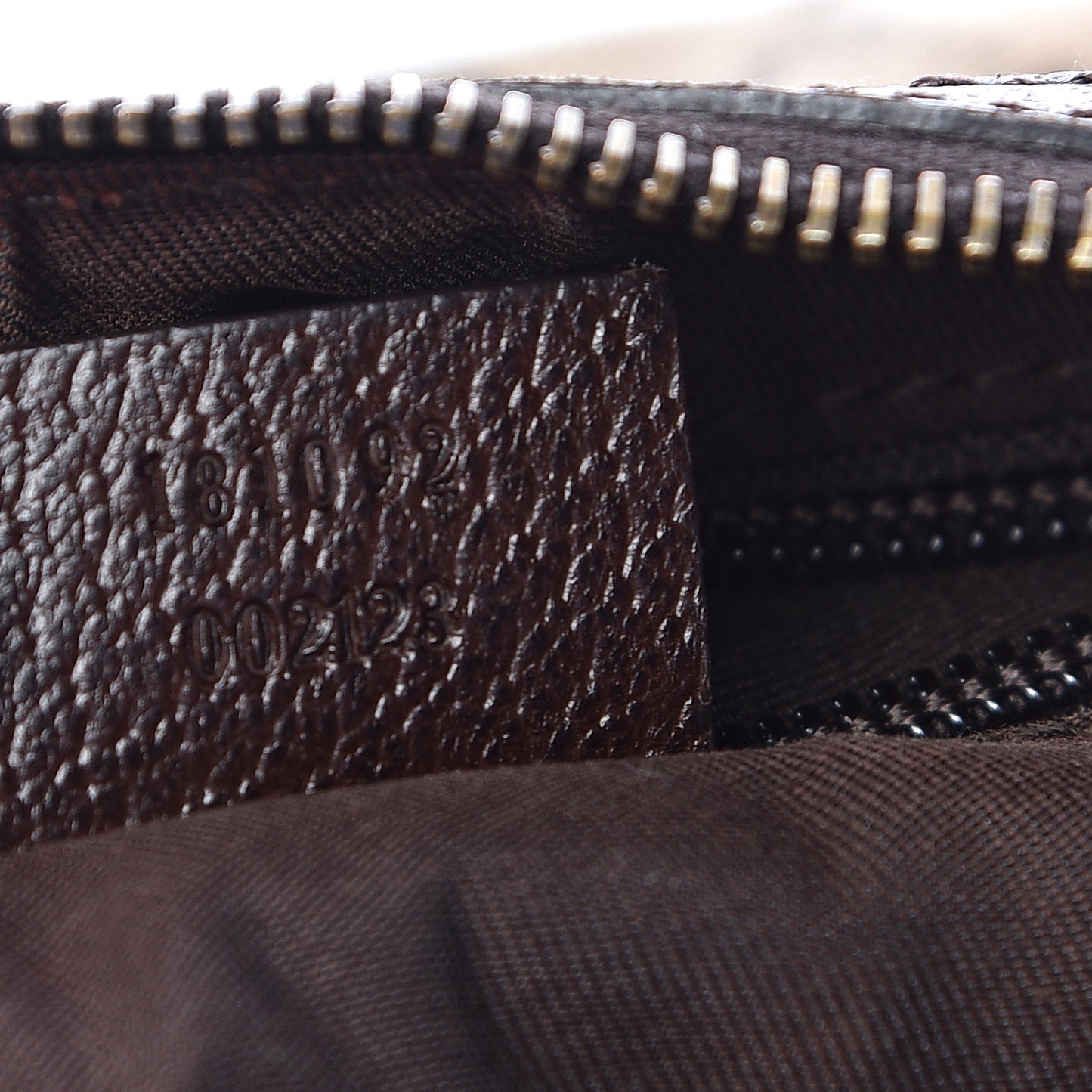 Monogram Medium Half Moon Hobo Dark Brown