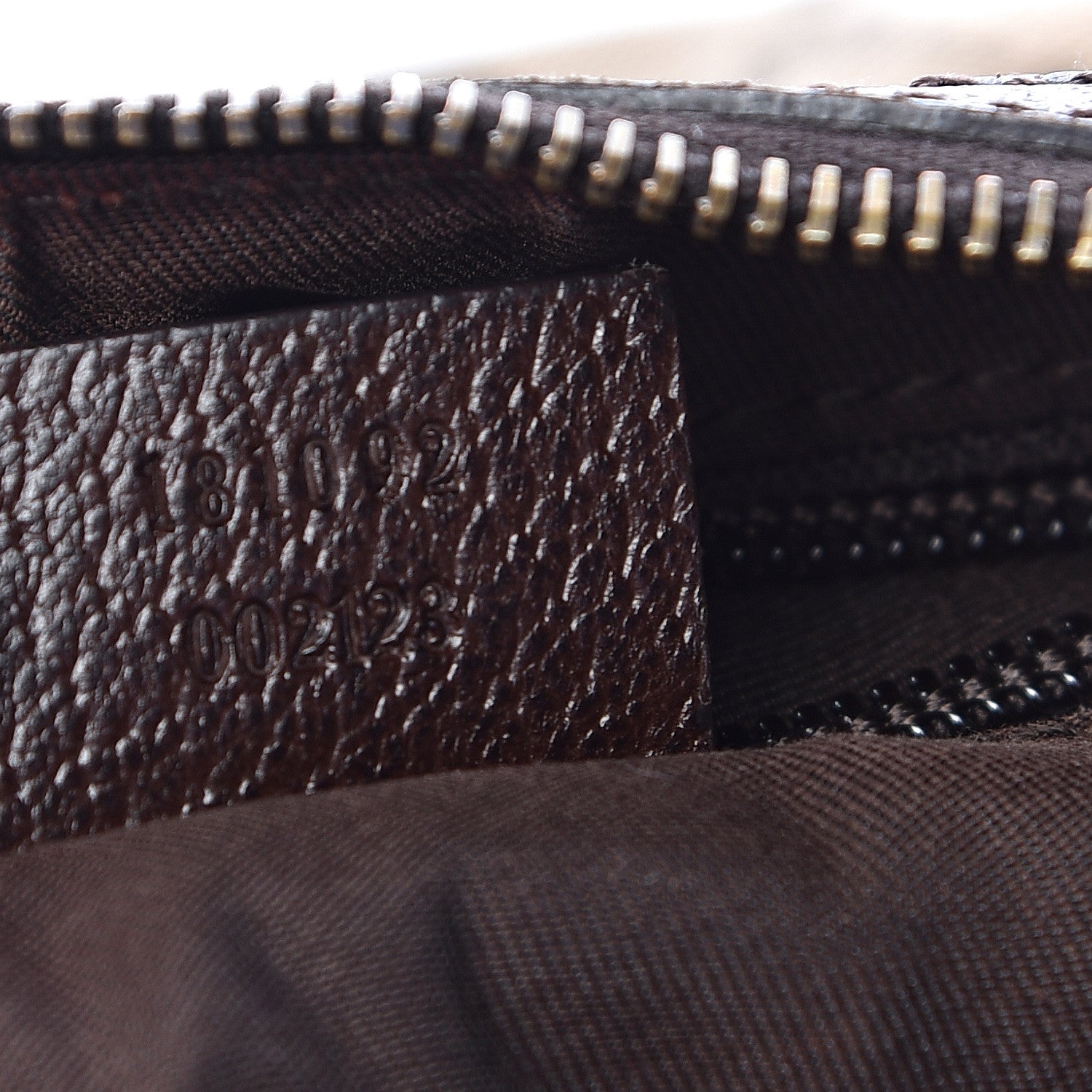 Gucci Monogram Medium Half Moon Hobo Dark Brown 7 of 15