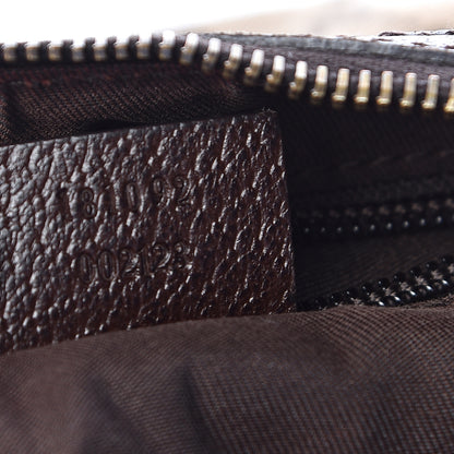 Gucci Monogram Medium Half Moon Hobo Dark Brown 7 of 15