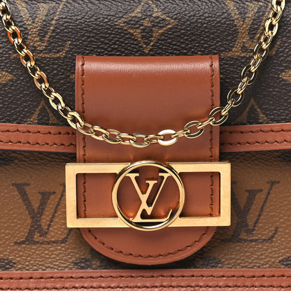 Louis Vuitton Reverse Monogram Dauphine Chain Wallet 7 of 10