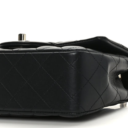 Chanel Lambskin Quilted Mini Rectangular Flap Black 9 of 9