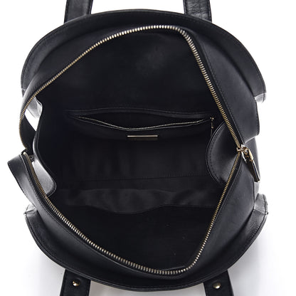 Versace Calfskin Medallion Tribute Bowling Bag Black 5 of 19