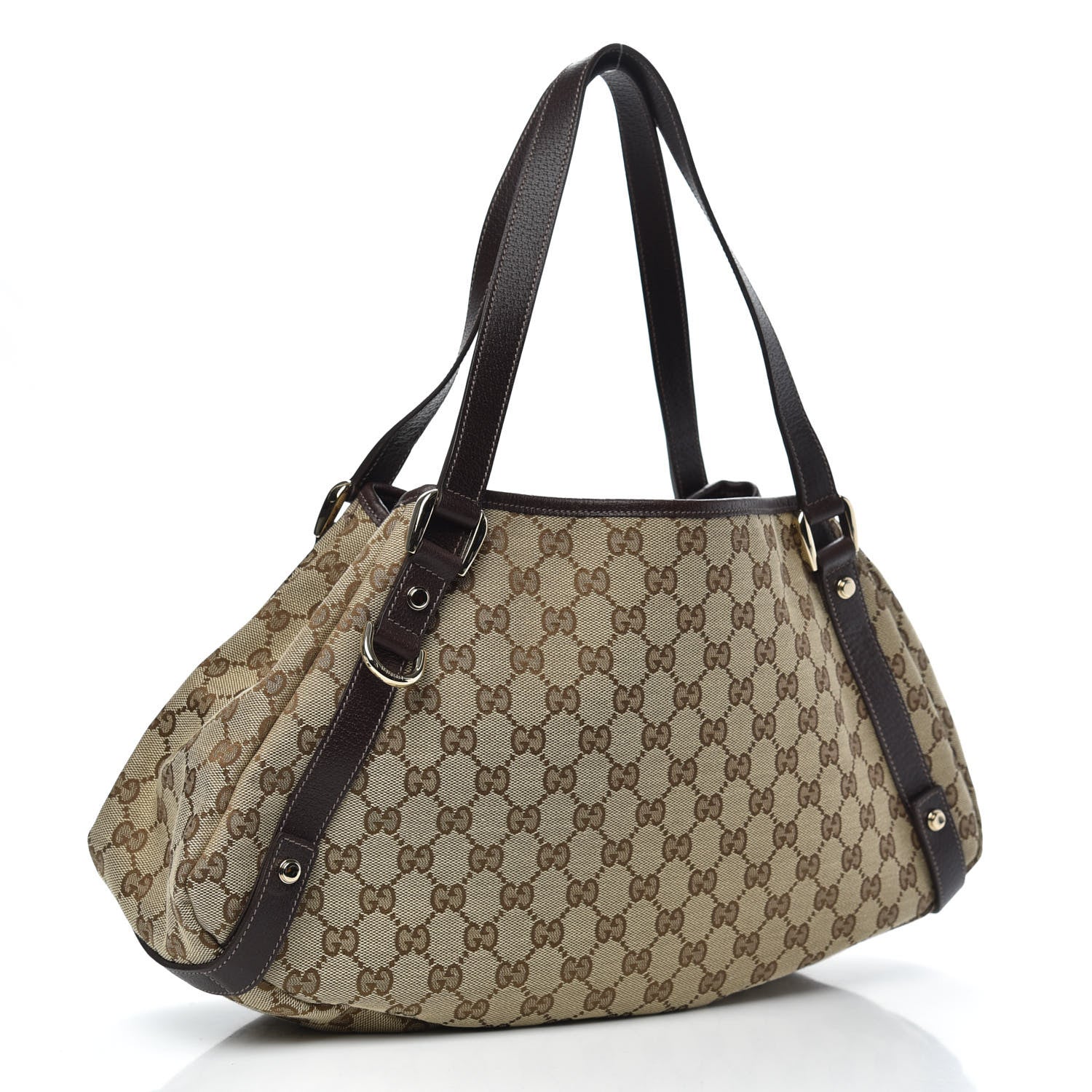 Gucci Monogram Medium Abbey Shoulder Bag Dark Brown 3 of 9