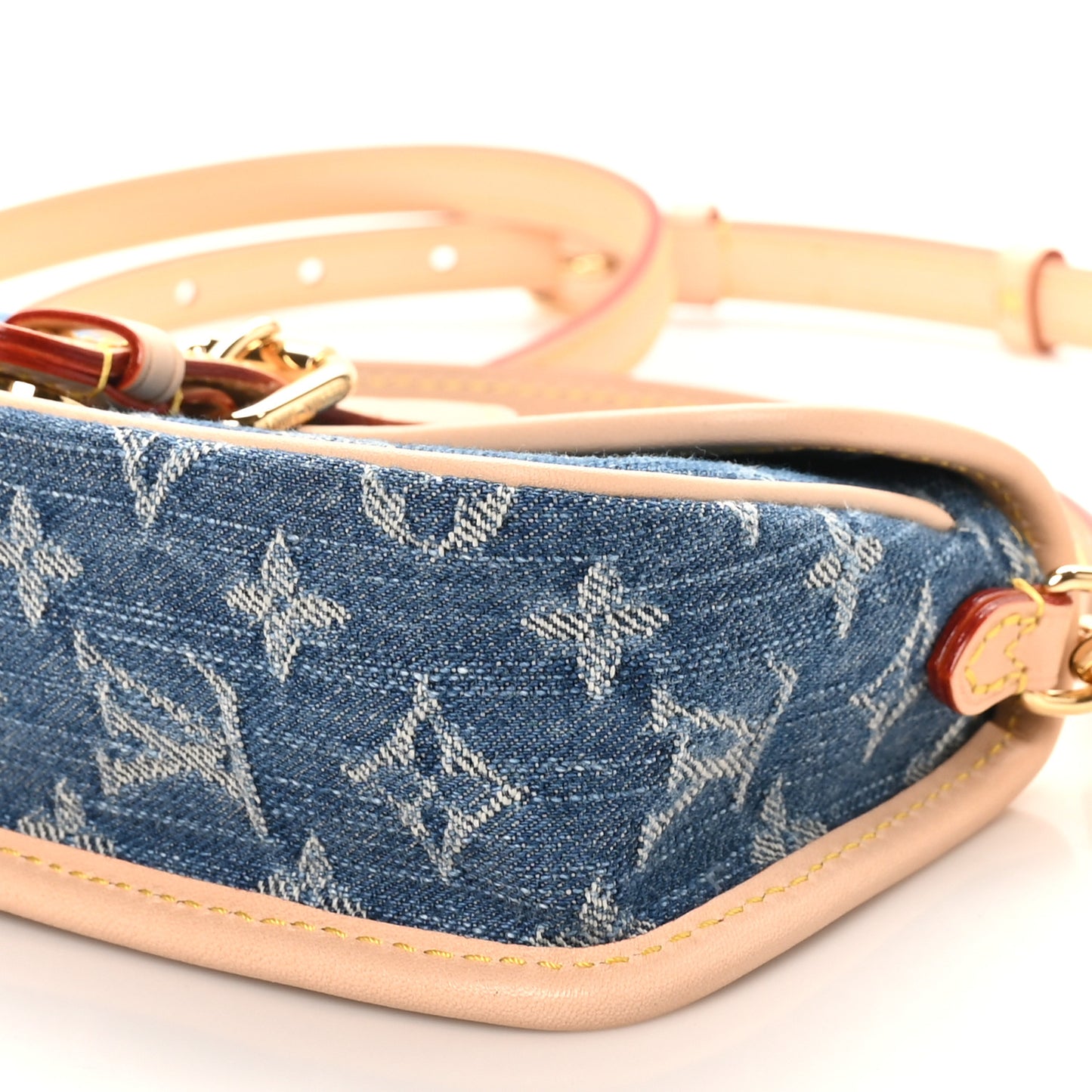Monogram Denim Nano Diane Blue
