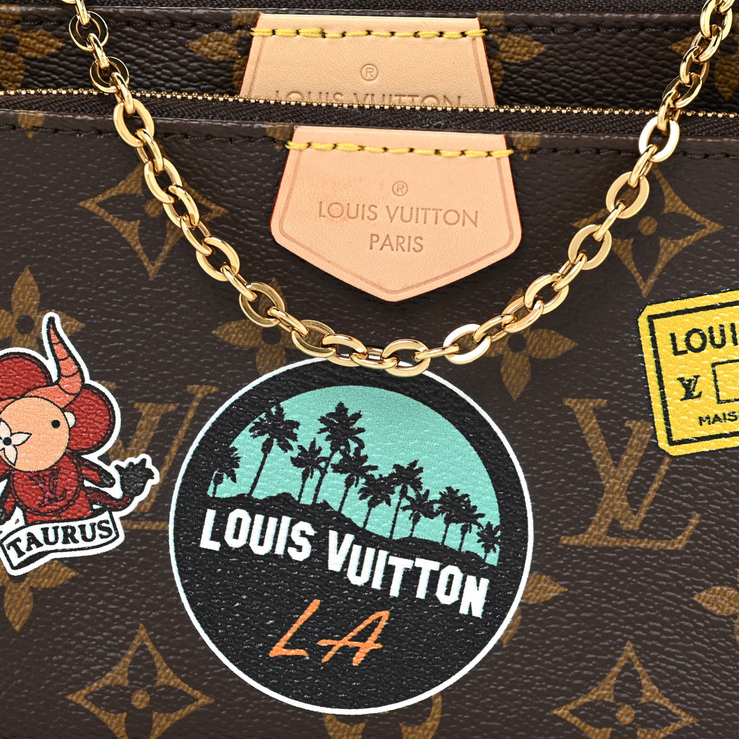 Monogram My LV World Tour Multi Pochette Accessories Kaki