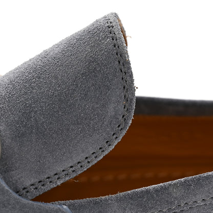 Gucci Suede Horsebit Mens Jordaan Loafers 8.5 Foggy Grey 10 of 11