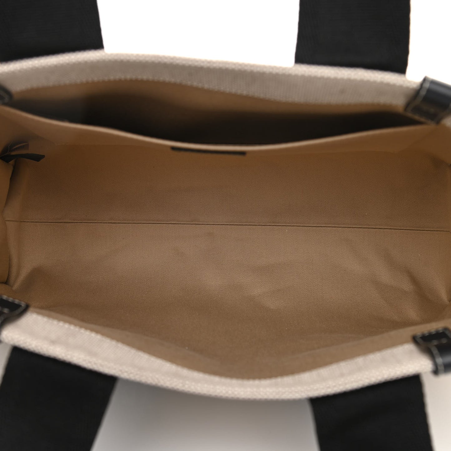 Cotton Calfskin Medium Woody Ribbon Tote Black Blue