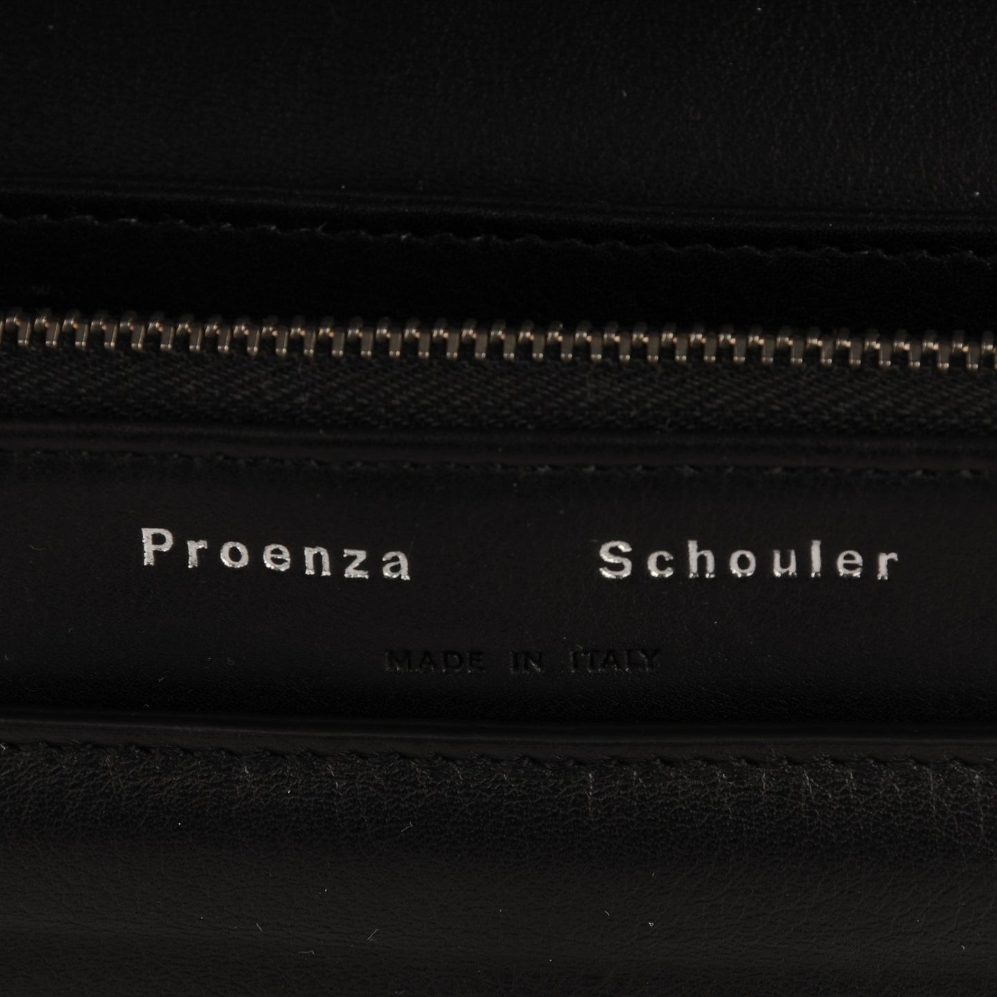 Smooth Calfskin PS11 Chain Wallet Black