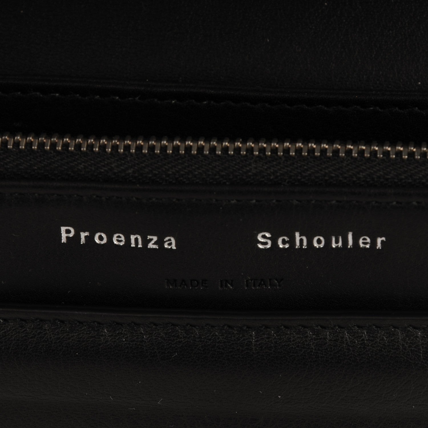 Proenza Schouler Smooth Calfskin PS11 Chain Wallet Black 6 of 7