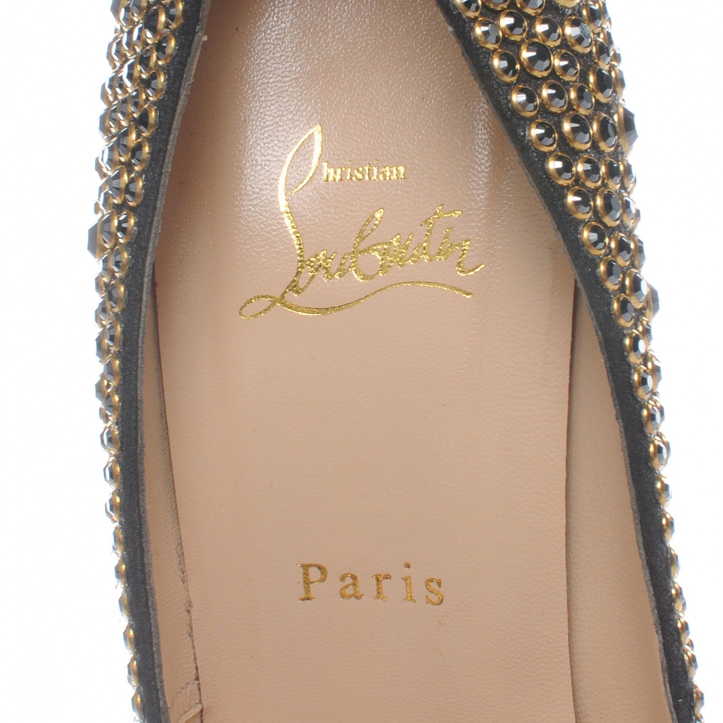 Strass Lady Peep 150 Pumps 41