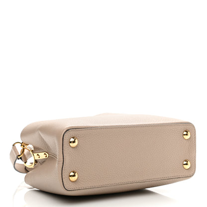 Louis Vuitton Taurillon Capucines BB Galet 4 of 9