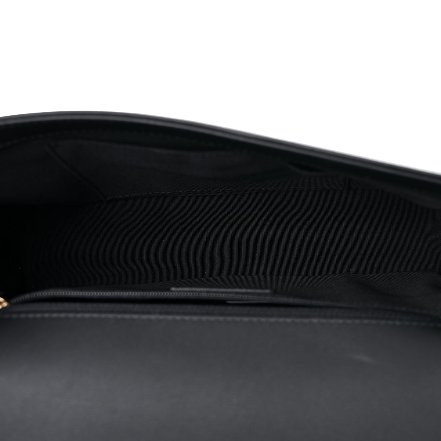 Calfskin Quilted New Medium Boy Flap Black