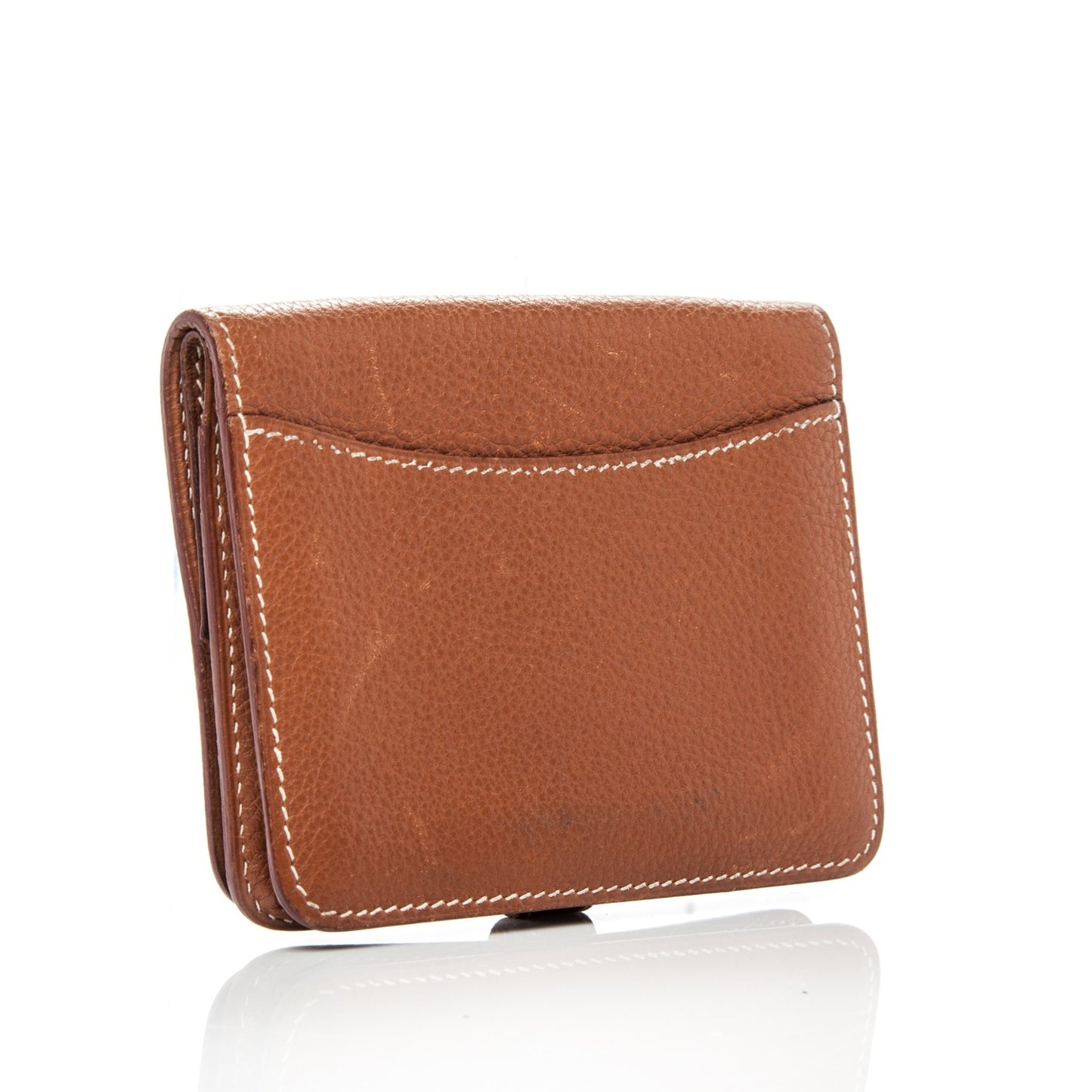 Togo Dogon Card Case Key Holder Gold