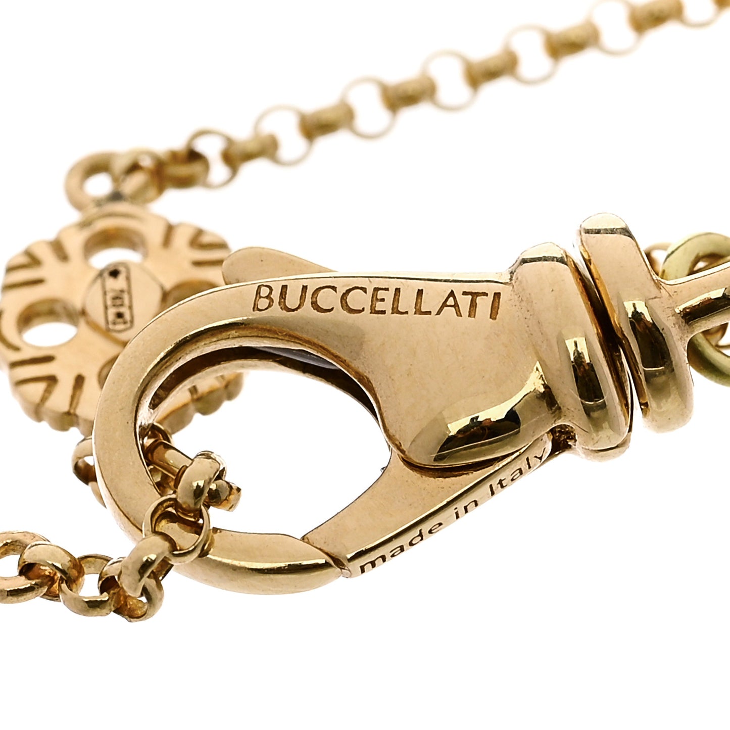 18K Yellow Gold Enamel Opera Tulle Bracelet Green