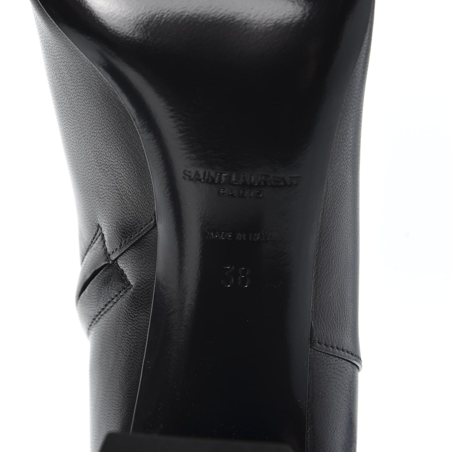 Nappa Loulou Ankle Zip Boot 38 Black