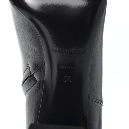 Saint Laurent Nappa Loulou Ankle Zip Boot 38 Black 8 of 11