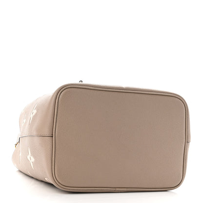 Louis Vuitton Empreinte Monogram Giant Neonoe MM Tourterelle Creme 5 of 10