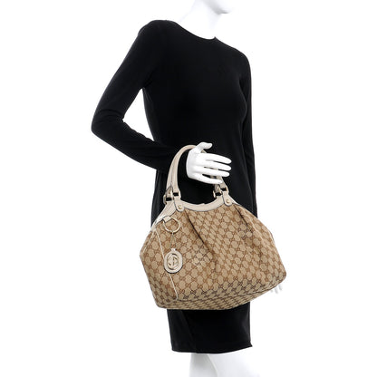 Gucci Monogram Medium Sukey Tote Off White 2 of 8