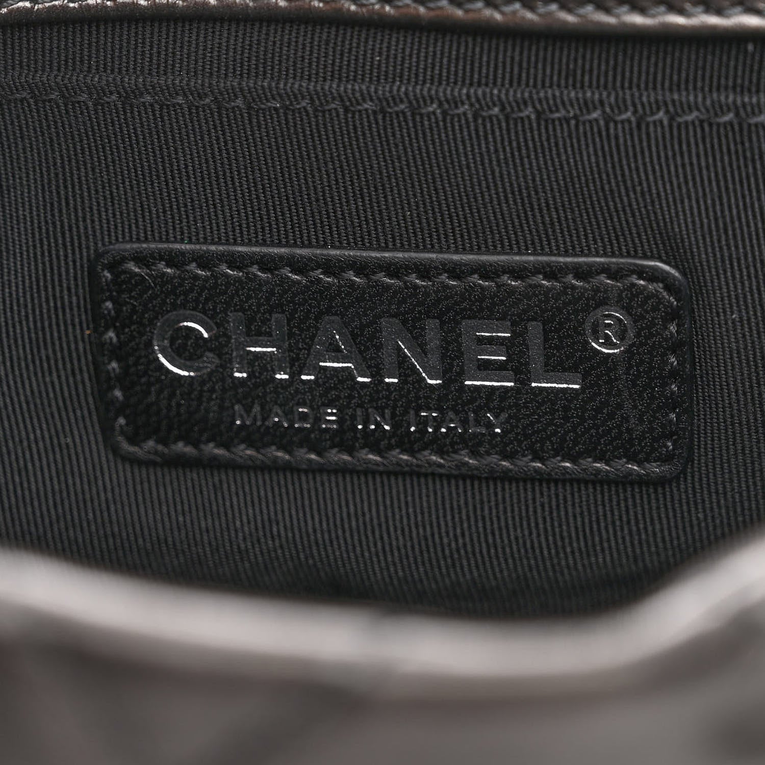 Chanel Metallic Aged Calfskin Mini Chain Me Flap Black 6 of 9