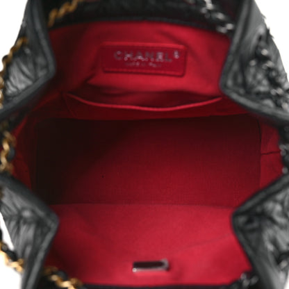Chanel Aged Calfskin Quilted Small Gabrielle Backpack Black 5 of 11