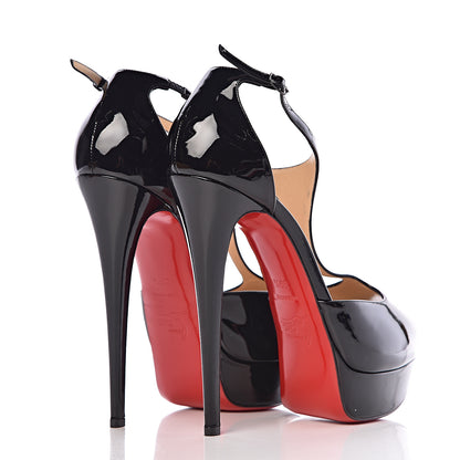 Christian Louboutin Patent Jilopa 150 Pumps 39.5 Black 4 of 8
