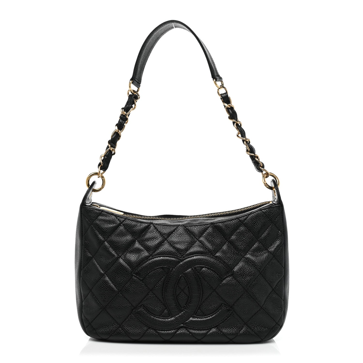 Chanel Caviar Quilted Timeless CC Shoulder Bag Black 1 of 15