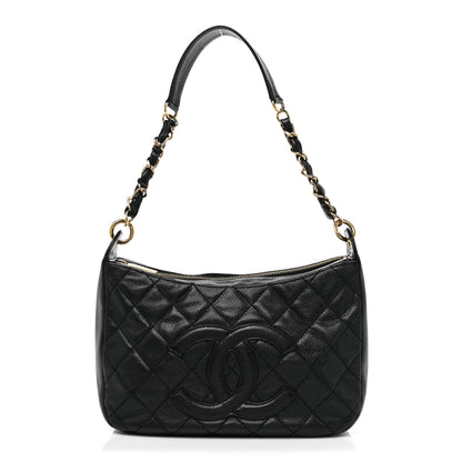 Chanel Caviar Quilted Timeless CC Shoulder Bag Black 1 of 15