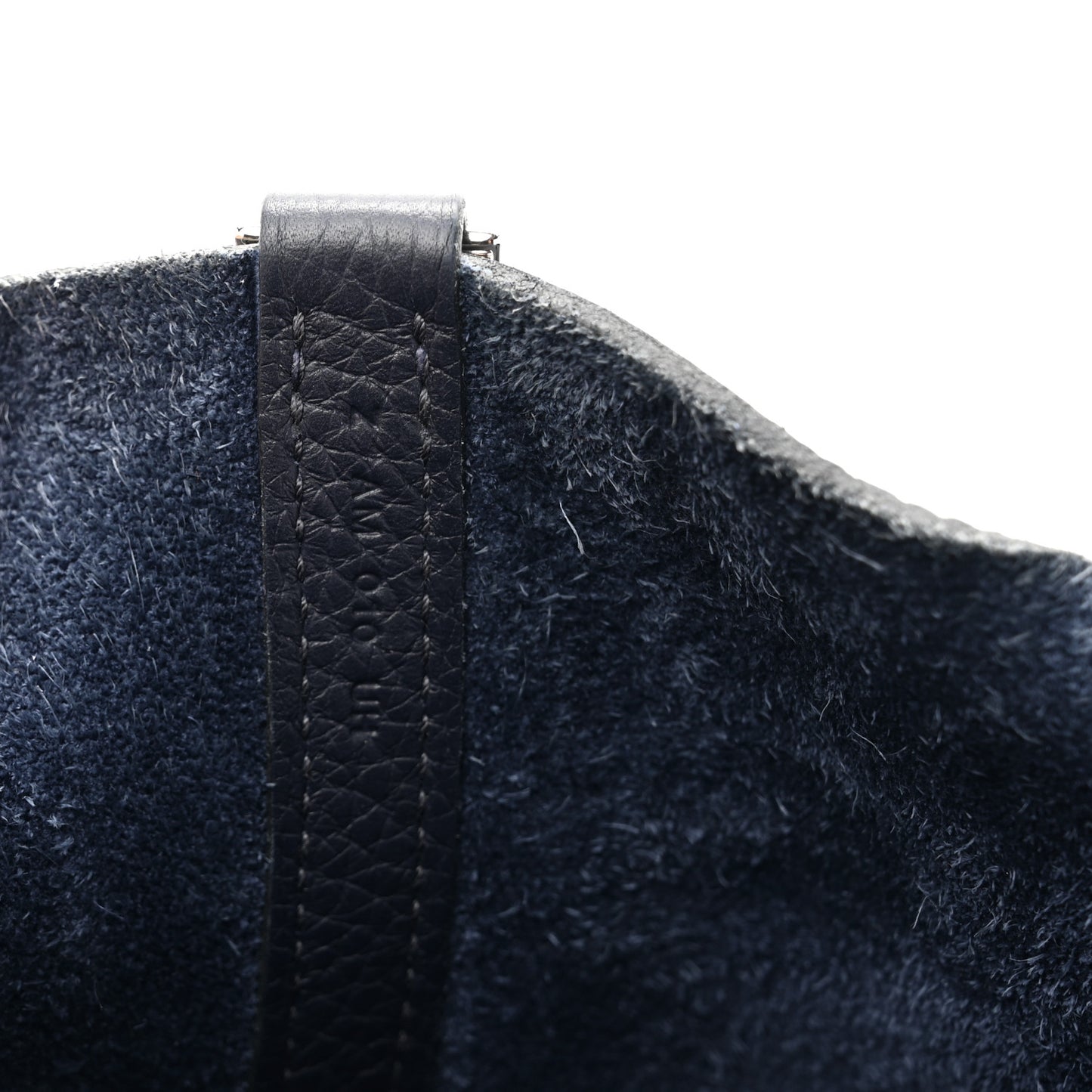 Taurillon Clemence Picotin Lock 22 MM Bleu Nuit