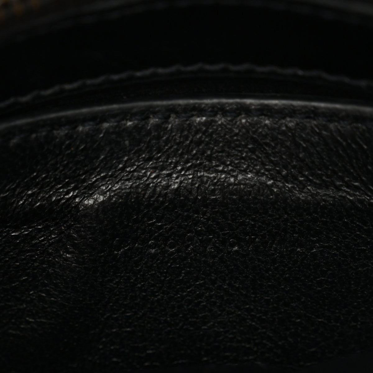 Calfskin Y Quilted Monogram Monochrome Small Loulou Chain Satchel Black