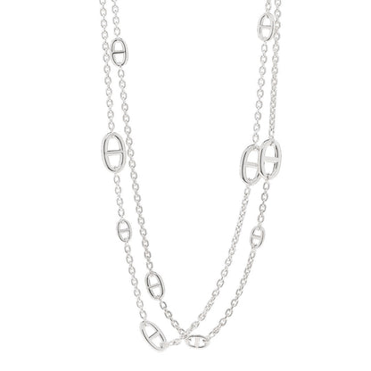 Hermes Sterling Silver Farandole Necklace 120 1 of 5