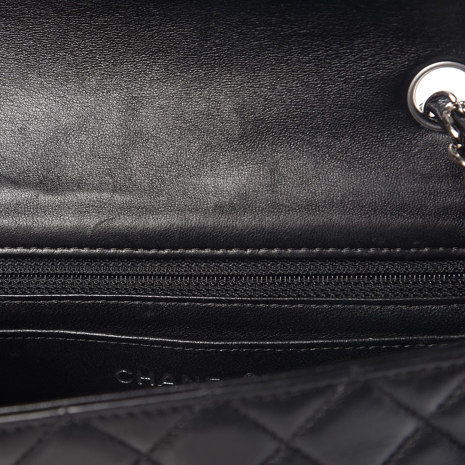 Chanel Lambskin Quilted Mini Rectangular Flap Black 9 of 9
