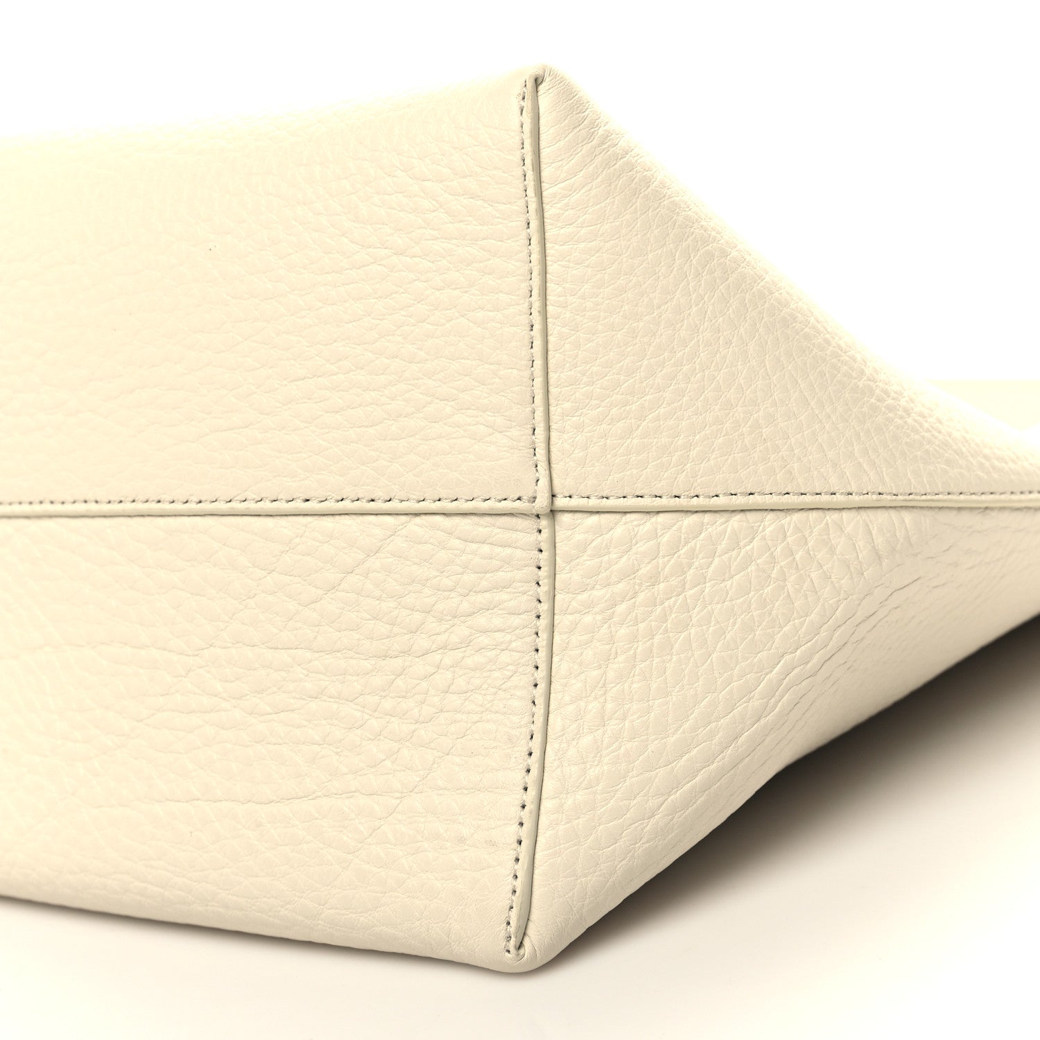 The Row Grained Calfskin Medium N/S Park Tote Ivory 9 of 9