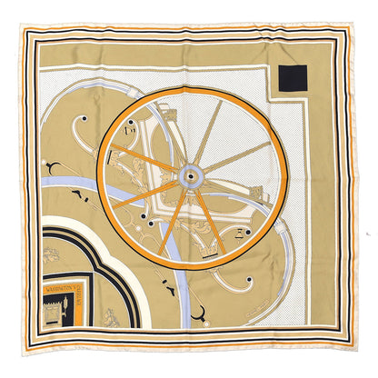 Hermes Silk Washingtons Carriage Scarf 90 1 of 6