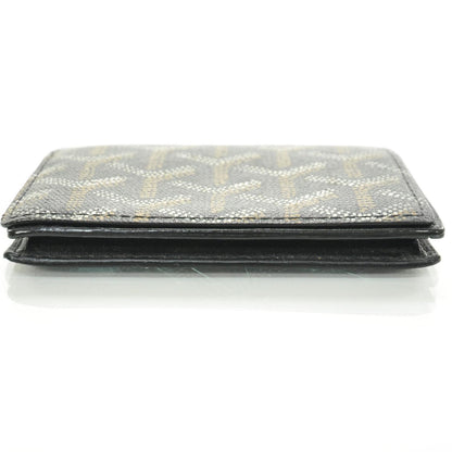 Goyard Goyardine Saint Marc Folding Card Case Black 4 of 7