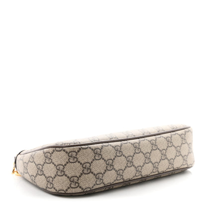 Gucci GG Supreme Monogram Textured Dollar Calfskin Web Small Ophidia GG Handbag Beige Ebony New Acero 3 of 9
