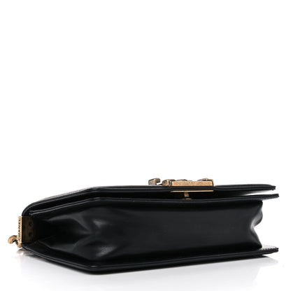 Chanel Glazed Calfskin Medium Boy Flap Black 4 of 16