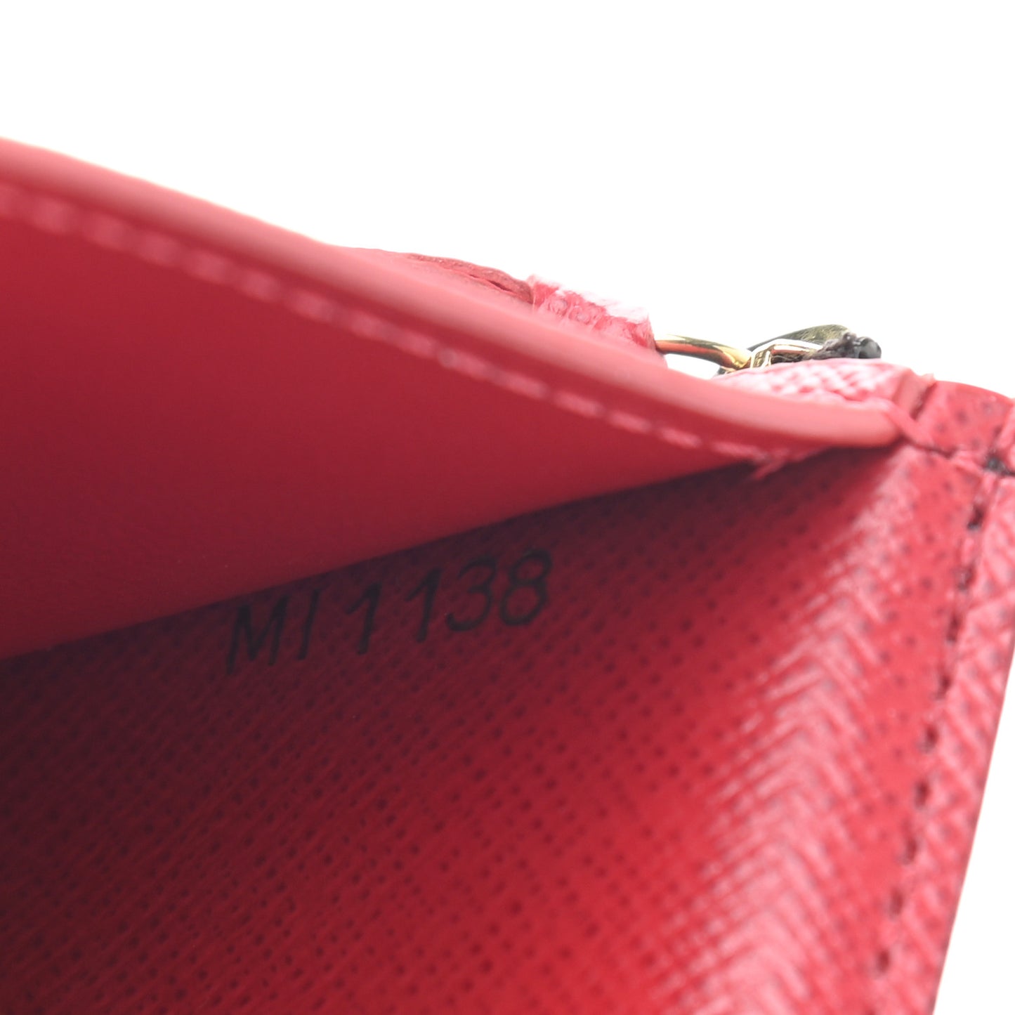 Damier Ebene Victorine Wallet Red