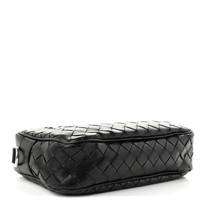 Bottega Veneta Calfskin Intrecciato Small Camera Bag Black 4 of 11