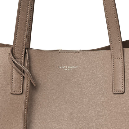 Saint Laurent Calfskin Large Shopping Tote Dark Beige 9 of 18