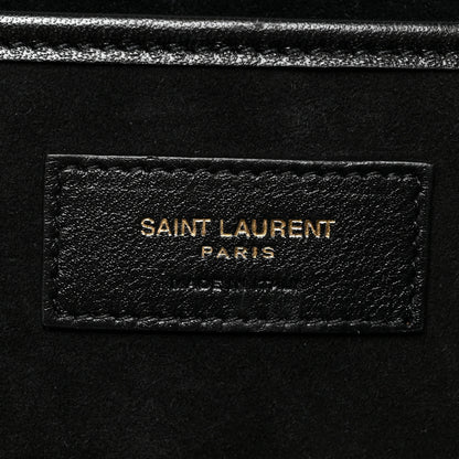 Saint Laurent Smooth Calfskin Small Charlie Shoulder Bag Black 6 of 12