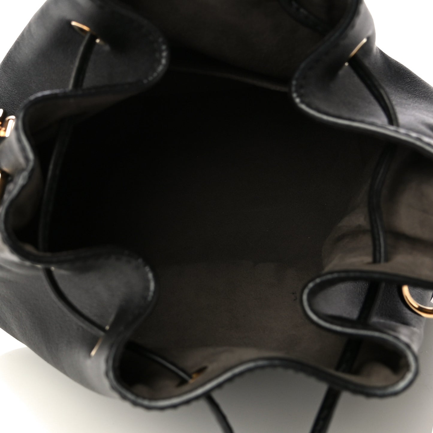 Vitello Grace Matte F is Fendi Grande Mon Tresor Bucket Bag Black