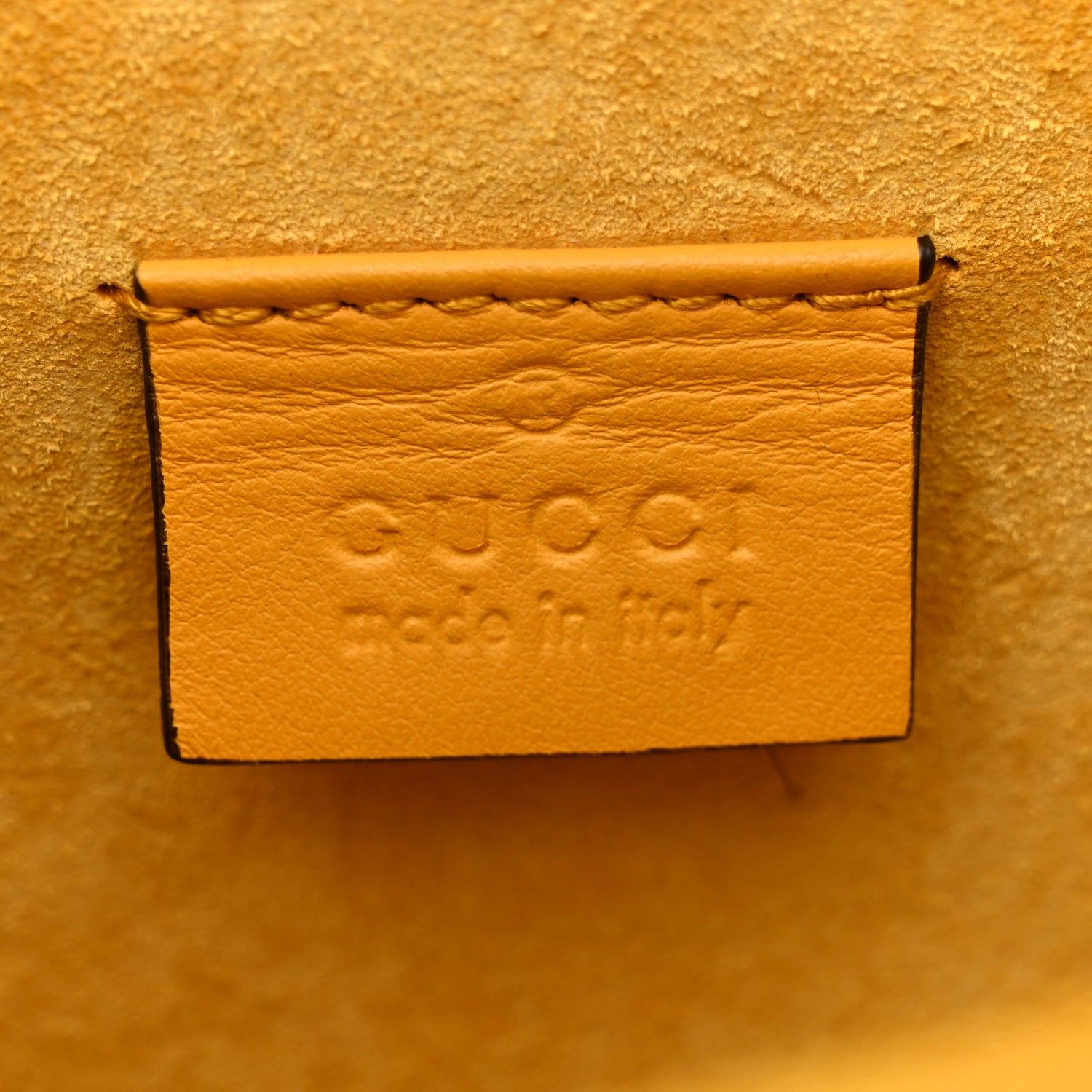 Gucci GG Supreme Monogram Mini Dionysus Shoulder Bag Yellow 6 of 14