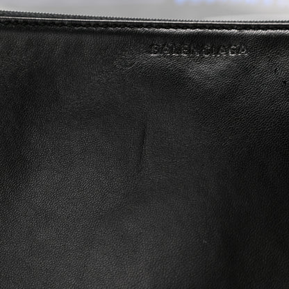 Balenciaga Veau Mousse Multicolor Logo Print Plastic Bag Shopper S Black Multicolor 12 of 13